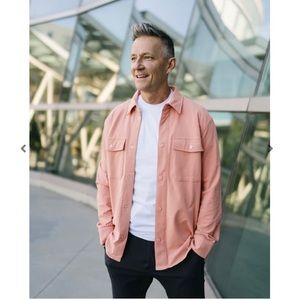 NWT - Zyia - Men’s Dusty Rose Pacific Crest Shirt - XL